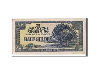 [ 109054] Dutch Indies,  1/2 Gulden Type 1942,  Pick 122b photo