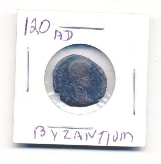 120 - 400 Ad Roman Ancient Bronze Coin photo