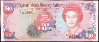 Cayman Islands 2005 10 Dollar Banknote P - 35a 