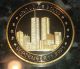 9/11 United We Stand Challenge Coin 1165 Colorized Gold / Brass Art Round Exonumia photo 1