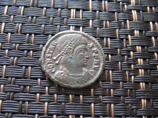 Roman Empire - Constans 337 - 350 Ad Follis Two Victories Ancient Roman Coin photo