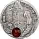 Niue 2011 1$ Amber Route Carnuntum 28,  28g Silver Coin With Amber Insert Australia & Oceania photo 1