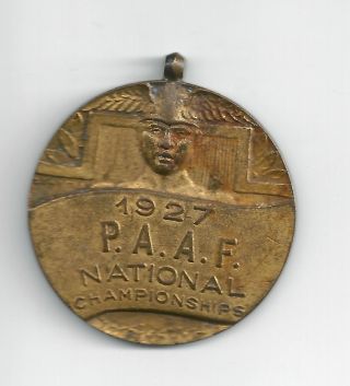 Philippine Medal:1927 Paaf National Championships H - 183 Rare photo