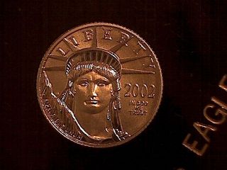 2002 Platinum 1/10 Oz $10 American Eagle photo