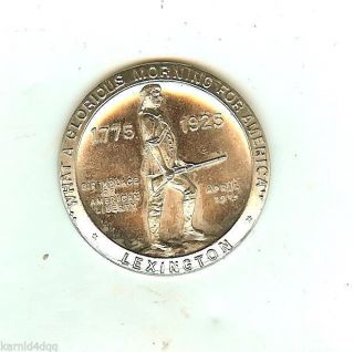 1925 Battle Of Lexington 150th Anniversary Coin Medal Token So Called Dollar photo