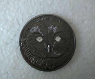 Mongolia 2011 500 Togrog Ural Owl 1oz Silver Coin Extremely Rare photo