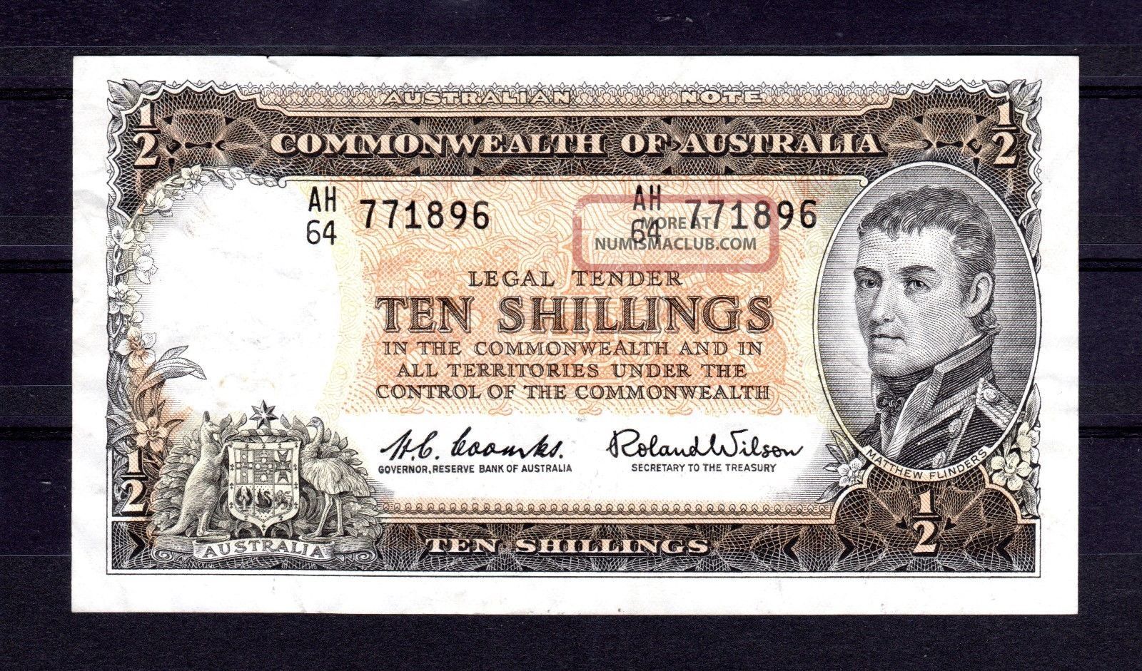 1961-australian-ten-shilling-note-coombs-wilson-circulated