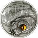 Samoa 2013 10$ Lunar Snake Glass Eye High Relief 2oz Antique Finish Silver Coin Australia & Oceania photo 1