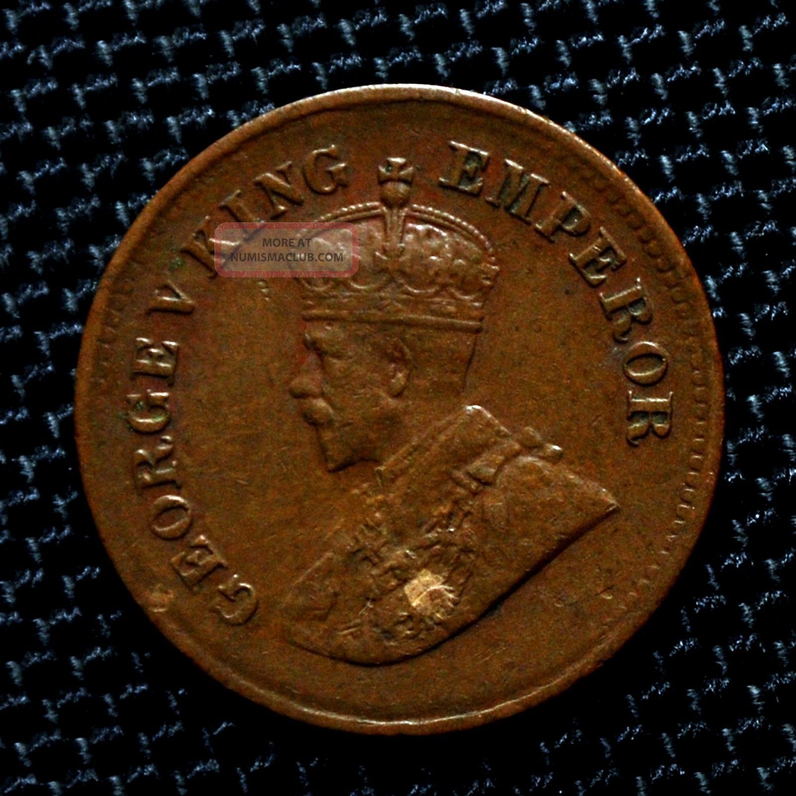 India 1934 King George V 1 2 Pice Coin Calcutta Rare india-1934-king-george-v-1-2-pice-coin-calcutta-rare