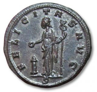 Tacitus,  Ae Silvered Antoninianus,  Ticinum 275 - 276 A.  D.  Ef, photo
