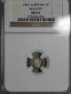 1891 Ngc Ms 67 Victoria State Silver Maundy Penny Coin (15020601) UK (Great Britain) photo 2