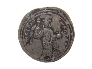 Byzantine Silver Coin Miliaresion Romanus Iii Argyrus 1028 - 1034 Extremely Rare photo