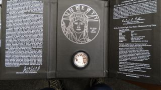 2011 - W Us American Eagle Proof $100 Platinum Coin 99.  95 1oz photo
