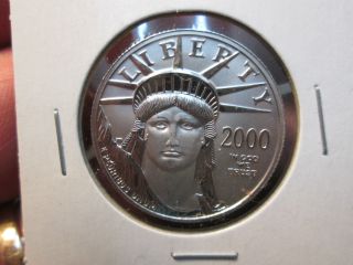 2000 American Platinum Eagle 50 Dollar 1/2 Ounce Uncirculated photo