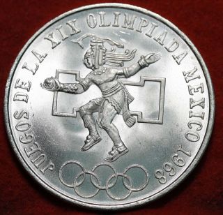 Uncirculated 1968 Mexico 25 Pesos Silver Foreign Coin S/h photo