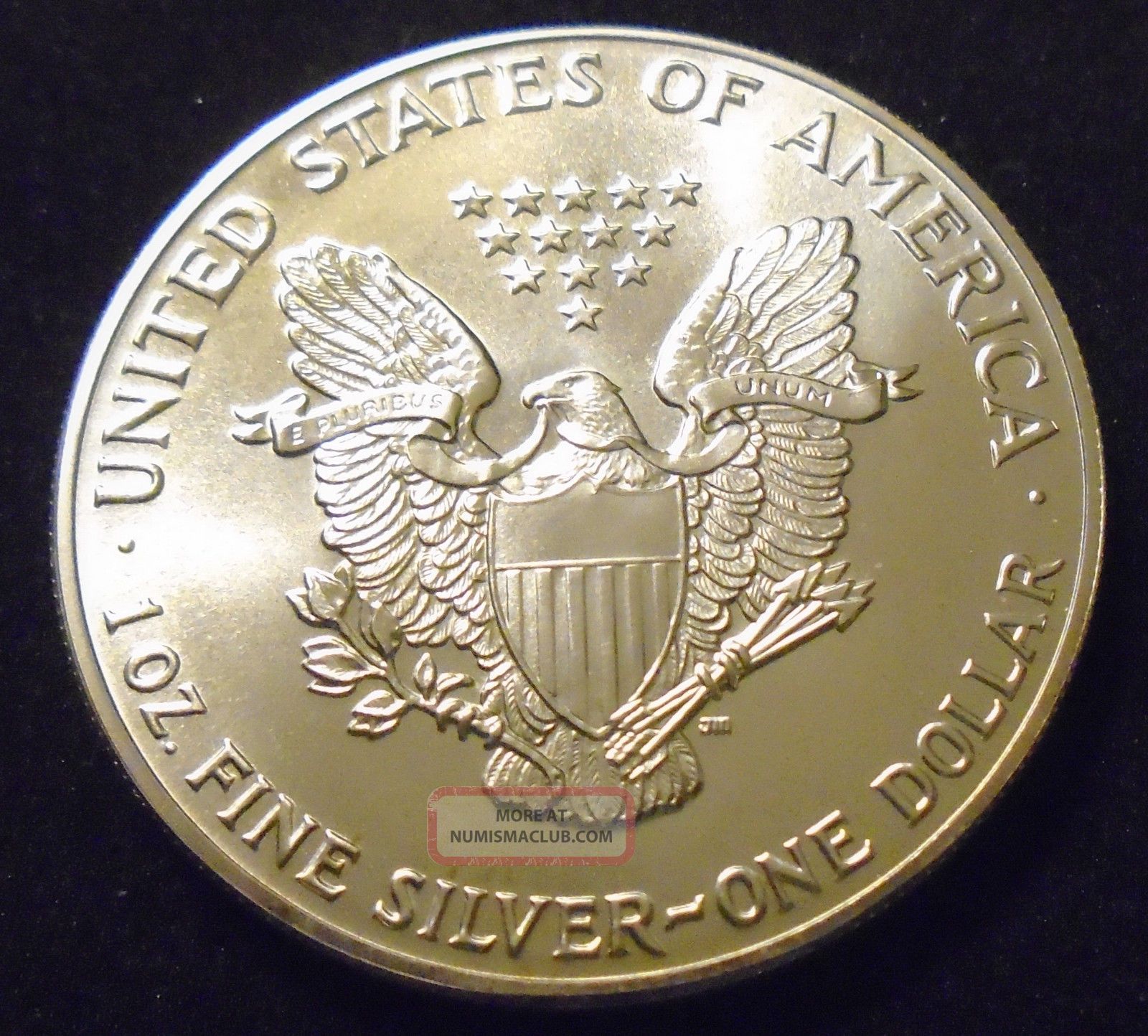 1986 American Silver Eagle $1 Dollar 1 Oz Silver Coin