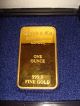 1 Oz One Ounce Gold Bar By Baird & Co.  London 999.  9 Fine Gold Gold photo 1
