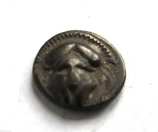 Circa.  400 - 300 B.  C Ancient Greece Thrace - Mesembria Ar Silver Obol Coin.  Vf photo