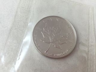 2005 1 Oz Palladium Canadian Maple Leaf Coin Canada 1oz photo