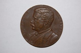 Official 1905 President Teddy Roosevelt Inaugural Medal photo