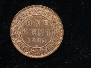 Canada Large Cent 1882 - H Circulated photo