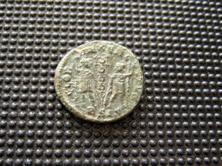 Constantine Ii As Caesar 316 - 340 Ad Follis  Roman Legion  Roman Bronze Coin photo