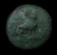Hhc Greek,  Perga,  Pamphylia,  2nd Century Bc,  Sphinx / Artemis Hld Wreath,  Ae15 Coins: Ancient photo 1