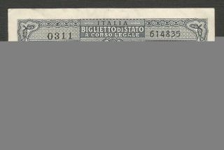 Italy 10 Lire 1944 Ef, photo