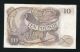 Uk England 10 Pounds Note J Q Hollom 1964 Europe photo 1