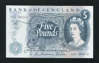 Great Britain England,  5 Pounds 1966 - 70 Au photo