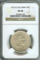 Colombia 1921 (p) 50 Cents Ngc Au - 58 South America photo 1
