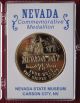 75th Nevada Day Medal Minted On Coin Press No.  1 Carson City Brass Uncirculated Exonumia photo 1