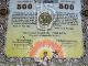 1924 Bulgaria Vratsa Veslets Trading Bank Stock Share Certificate Bond Litho Rrr World photo 3