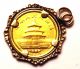 1988 1/20 Gold China Panda Coin In 14 Kt Bezel 2.  6 Grams Total Weight Gold photo 1