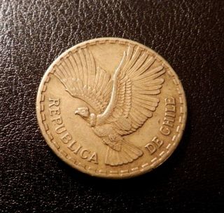 Chile 10 Centesimos,  1964 - Great Coin - photo