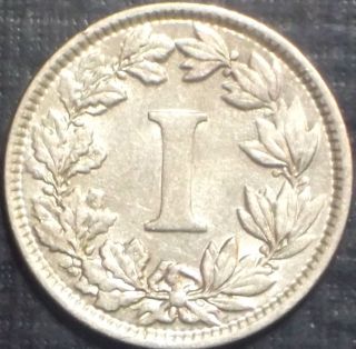 Rare 1883 One Centavo,  Full Date Full Details,  Low Look photo