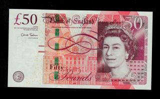 Great Britain 50 Pounds (2011) Pick 393a Unc Banknote. photo
