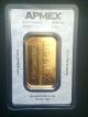 1 Oz Apmex Gold Bar In Tamper Evident Packaging -.  9999 Fine Gold Gold photo 2