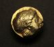 Apollo Artemis.  Ancient Greek Gold Coin.  Lesbos.  Mytilene.  1/6 Stater.  Hecte Electrum Coins: Ancient photo 1