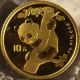 1996 China 1/10th Oz.  999 Gold Panda Proof Coin Gold photo 1