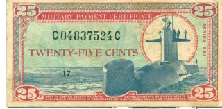 Us Mpc Note Series 681 25 Cents photo