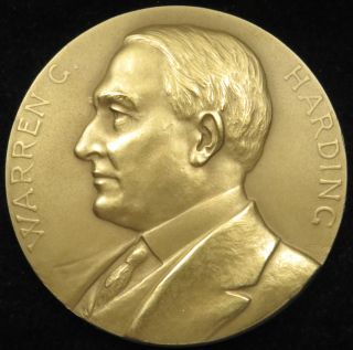 U.  S.  Medal No.  128 President Warren G.  Harding 3 
