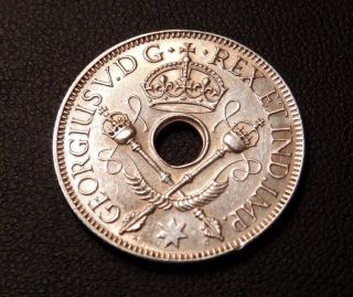 Guinea Shilling,  1935 - Gorgeous Silver Coin - photo