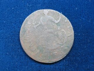 Great Britain 1/2 Penny 1778 Copper Early Usa American British Colonial Coin photo