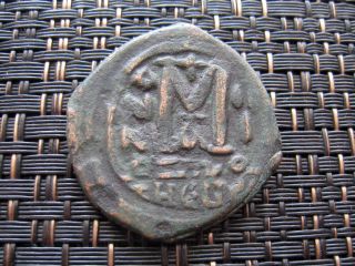 Heraclius And Heraclius Constantine 615 - 638 Ad Ae Follis Ancient Byzantine Coin photo