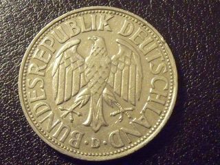 Germany - Federal Republic Mark,  1959 D - Old Coin photo