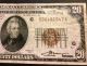 The Federal Reserve Bank Of Chicago Brown Seal $20 Note Small Size Notes photo 2
