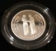 1986 Morocco 100 Dirham 0.  925 Silver Proof Coin - Papal Visit - & Case - 15g Africa photo 1