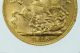 1918 P Gold Full Sovereign George V In Very Fine Plus Australia photo 1
