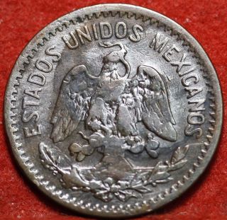 Circulated 1920 Mexico 10 Centavos Copper Foreign Coin S/h photo